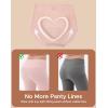 imageINNERSY Womens High Waist Seamless Underwear No Show Panties Full Coverage Briefs 3PackBlackBrick RedNude