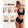 imageINNERSY Womens Seamless Wireless Bra Soft No Underwire Push Up Bralette Full Coverage Everyday BraBlack