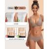 imageINNERSY Womens Seamless Wireless Bra Soft No Underwire Push Up Bralette Full Coverage Everyday BraMocha