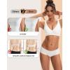 imageINNERSY Womens Seamless Wireless Bra Soft No Underwire Push Up Bralette Full Coverage Everyday BraWhite