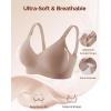 imageINNERSY Seamless Nursing Bras for Breastfeeding Maternity Bras for Pregnancy Comfortable BraletteMocha