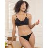imageINNERSY String Bikini Panties for Women Sexy Silky Cheeky Underwear 6PackSugar Cheese