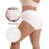imageINNERSY Womens Plus Size XL5XL Seamless Underwear High Waisted Brief No Show Panties 3PackWhite