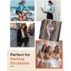 imageINNERSY Womens Seamless Slip Shorts for Under Dresses Anti Chafing Cooling Boy Shorts 2PackBlack