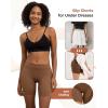 imageINNERSY Womens Seamless Slip Shorts for Under Dresses Anti Chafing Cooling Boy Shorts 2PackBlackBrown