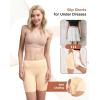 imageINNERSY Womens Seamless Slip Shorts for Under Dresses Anti Chafing Cooling Boy Shorts 2PackBlackNude