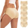 imageINNERSY Womens Seamless Underwear No Show Invisible Lightweight Hipster Panties 5PackNude