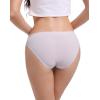 imageINNERSY Seamless Underwear for Women Hipster No Show Bikini Invisible Panties 3PackLavender Pink