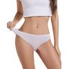 imageINNERSY Seamless Underwear for Women Hipster No Show Bikini Invisible Panties 3PackLavender Pink