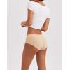 imageINNERSY Womens Cotton Underwear Breathable Hipster Panties Multicolored 4PackDaily Basic