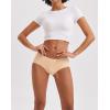 imageINNERSY Womens Cotton Underwear Breathable Hipster Panties Multicolored 4PackDaily Basic