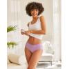 imageINNERSY Womens Cotton Underwear Breathable Hipster Panties Multicolored 4PackSpring Garden