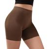 imageINNERSY Womens Slip Shorts for Under Dresses Anti Chafing Boyshorts Underwear1packdark Brown