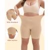 imageINNERSY Womens Plus Size Slip Shorts for Under Dresses AntiChafing Smooth Summer Shorts 3PackNude