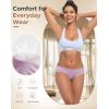imageINNERSY Womens Underwear Low Rise Cotton Hipster Panties Soft Breathable Ladies Briefs 6PackPastel Dream