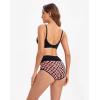imageINNERSY Womens Underwear Cotton Briefs Soft Underwear for Women Breathable High Waisted Panties 5 PackChessboard