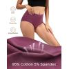 imageINNERSY Womens Underwear Cotton Briefs Soft Underwear for Women Breathable High Waisted Panties 5 PackDusky Glow