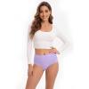 imageINNERSY Womens Underwear Cotton Briefs Soft Underwear for Women Breathable High Waisted Panties 5 PackStyle 1
