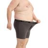 imageINNERSY Mens Big and Tall Boxer Briefs Stretch Cotton Moisture Wicking Underwear 5PackCharcoal  Black