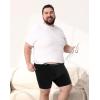 imageINNERSY Mens Big and Tall Boxer Briefs Stretch Cotton Moisture Wicking Underwear 5PackCharcoal  Black