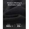 imageINNERSY Mens Big and Tall Boxer Briefs Stretch Cotton Moisture Wicking Underwear 5PackClassic Black