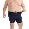 imageINNERSY Mens Big and Tall Boxer Briefs Stretch Cotton Moisture Wicking Underwear 5PackDark Retro