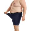 imageINNERSY Mens Big and Tall Boxer Briefs Stretch Cotton Moisture Wicking Underwear 5PackDark Retro