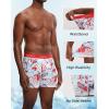 imageINNERSY Mens Breathable Mesh Boxer Briefs Cooling Moisture Wicking Underwear for Summer 4PackGraffiti Art