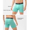 imageINNERSY Mens Cotton Underwear 7Pack Colorful Boxer Briefs with Fly for a WeekBright Neon