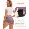 imageINNERSY Womens Period Boxers Underwear Leak Proof Menstrual Boy Shorts Panties 3PackMulberry