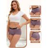 imageINNERSY Womens Period Boxers Underwear Leak Proof Menstrual Boy Shorts Panties 3PackMulberry