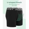 imageINNERSY Boys Underwear Moisture Wicking Boxer Briefs Size 618 for Teens 5PackSolid Black