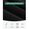 imageINNERSY Boys Underwear Moisture Wicking Boxer Briefs Size 618 for Teens 5PackSolid Black