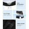 imageINNERSY Mens Bamboo Viscose Boxer Briefs Breathable Moisture Wicking Underwear 4PackSolid Black