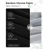 imageINNERSY Mens Bamboo Viscose Boxer Briefs Breathable Moisture Wicking Underwear 4PackSolid Black